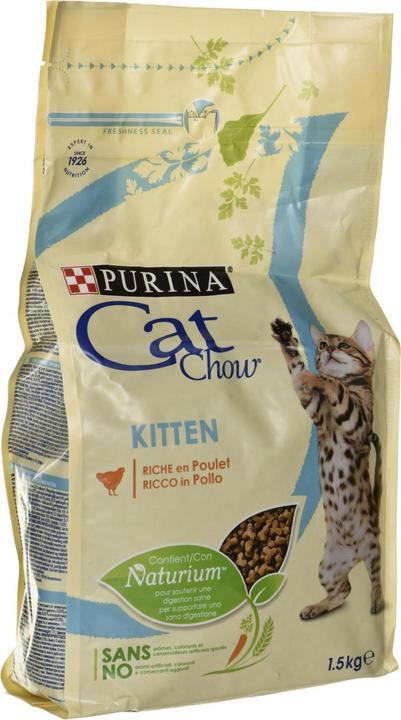 Produktbild Cat Chow Kitten 1,5kg (Welpe + Kitten, 1 Stk., 1500 g)
