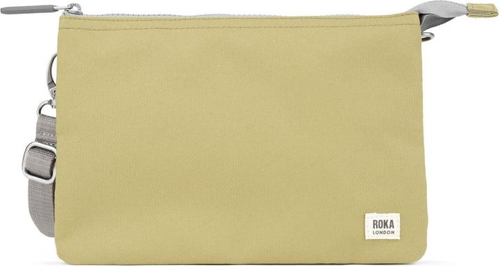 Roka London Carnaby Crossbody Khaki XL Recycled Canvas