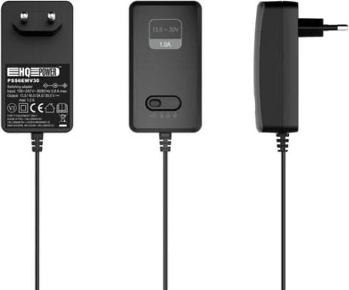 Produktbild Velleman STECKERNETZTEIL - EINSTELLBAR - 13,5 TO 30 VDC - 30 W - 1 A max.