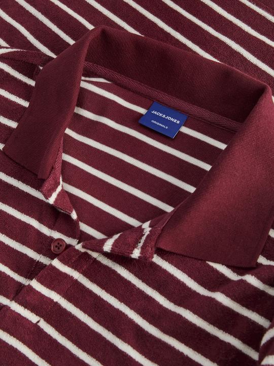 Actual product image Jack & Jones Jorgen Towel Striped Polo Ss Ss25 (XL)