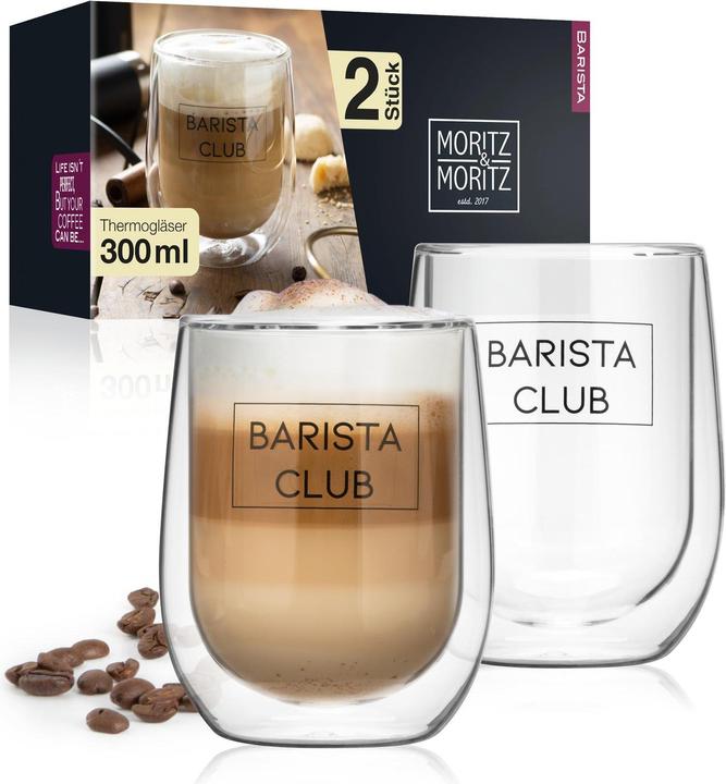 Image du produit Moritz & Moritz Verres Barista (0.30 l, 2 x)