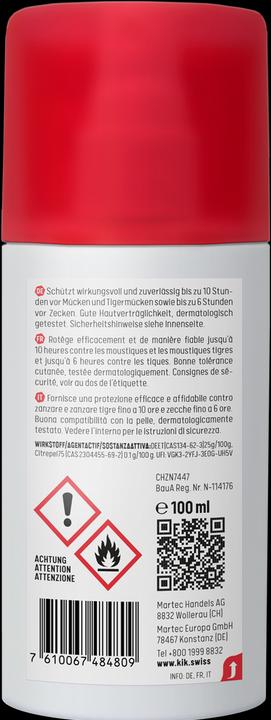 Immagine prodotto Kik Anti-insetti TROPICAL (100 ml)