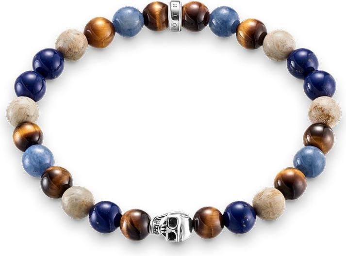 Thomas Sabo Armband Totenkopf (19 cm, Silber)