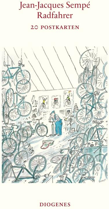Actual product image Sempé:Cyclist (postcard book) (1 pcs.)