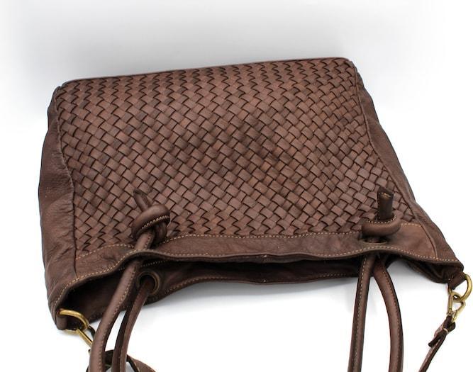 Immagine prodotto Only-Bags.Store Borsa in pelle, borsa in pelle, borsa hobo in morbido tessuto, pelle intrecciata