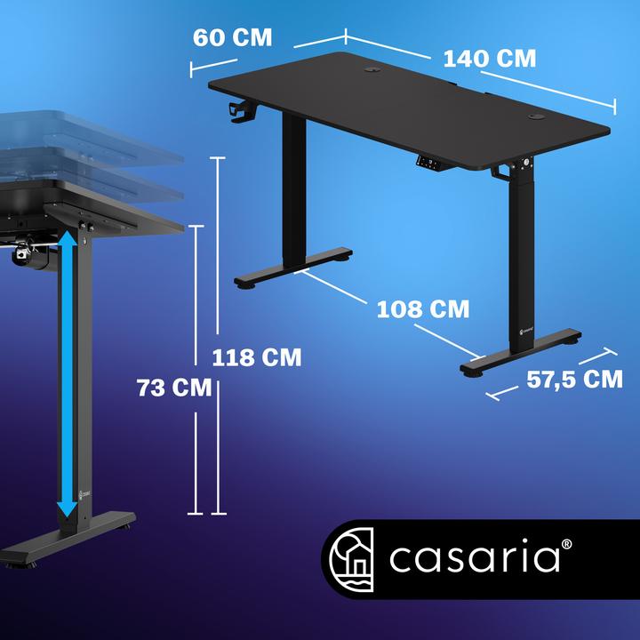 Produktbild Casaria Schreibtisch