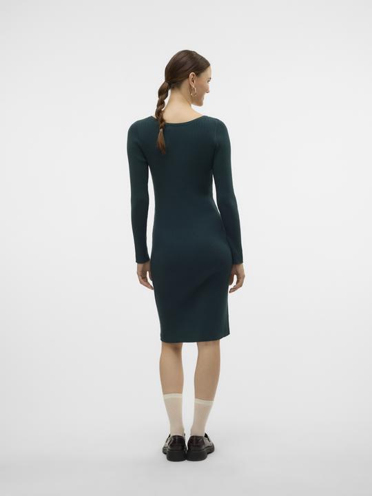 Immagine prodotto Vero Moda VMABA BUTTON LS BOATNECK DRESS GA EXC Vestito a maglia (XL)