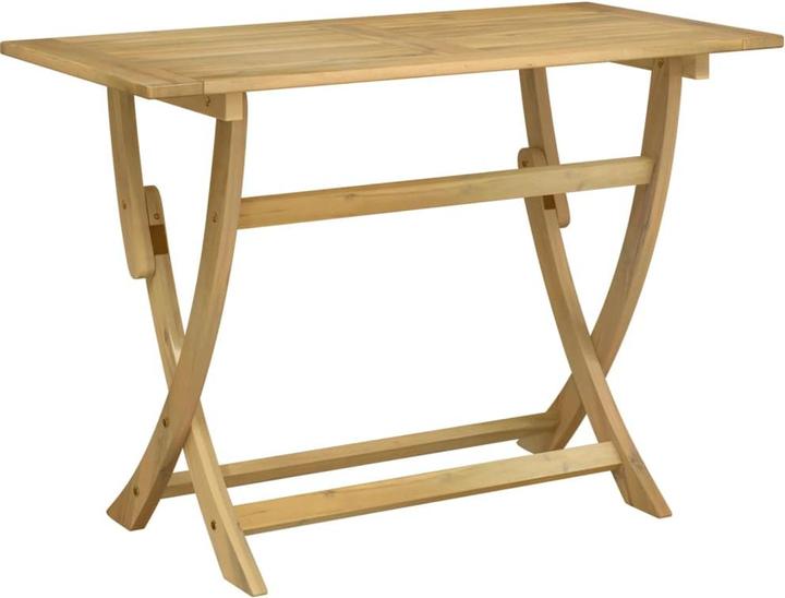 Actual product image VidaXL Folding acacia garden table (55 cm)