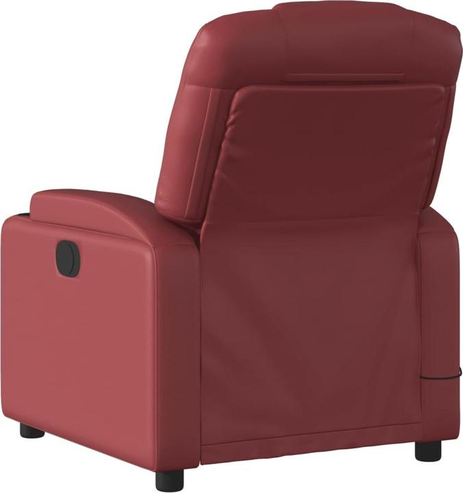 Image du produit VidaXL Fauteuil de massage vin rouge similicuir,Couleur : vin rouge,Matériaux