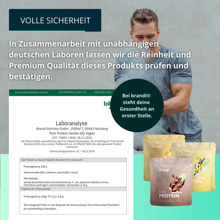 Produktbild Brandl Pure Protein Vegan (Banane, 1 Stk., 1000 g)