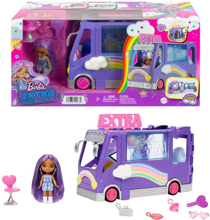 Image du produit Mattel Barbie Extra Minibus Concert + Poupée