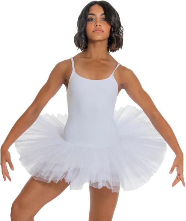 Image du produit Dansez Vous Justaucorps une pièce avec tutu à bretelles réglables pour enfants (XL)