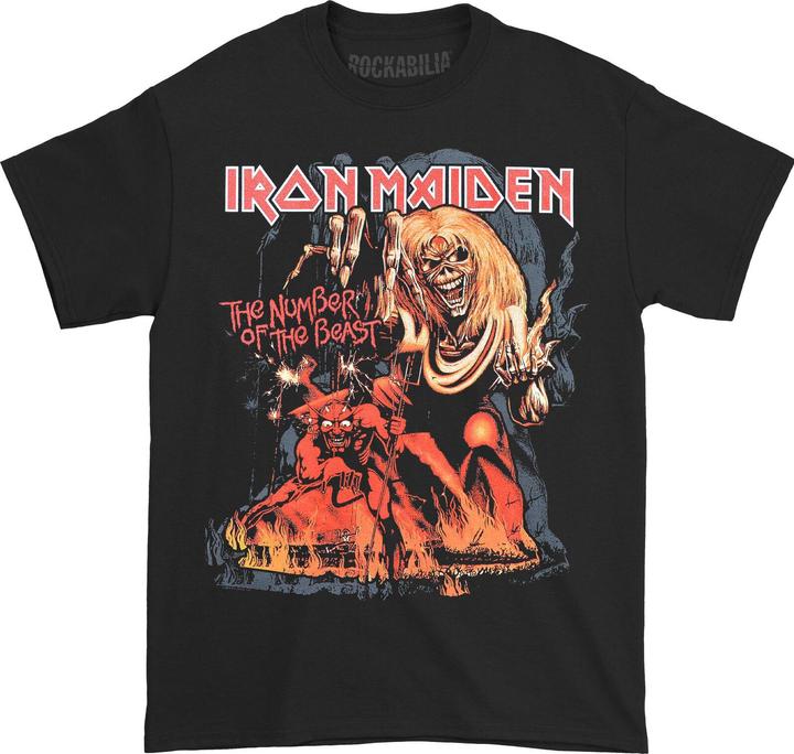 Music Brand Number Of The Beast Graphic T-shirt (XXL)