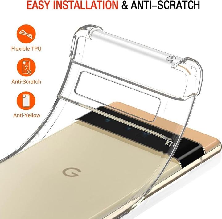 Productafbeelding Screenguard Kristalheldere Gevalbumper (Google Pixel 6 Pro)