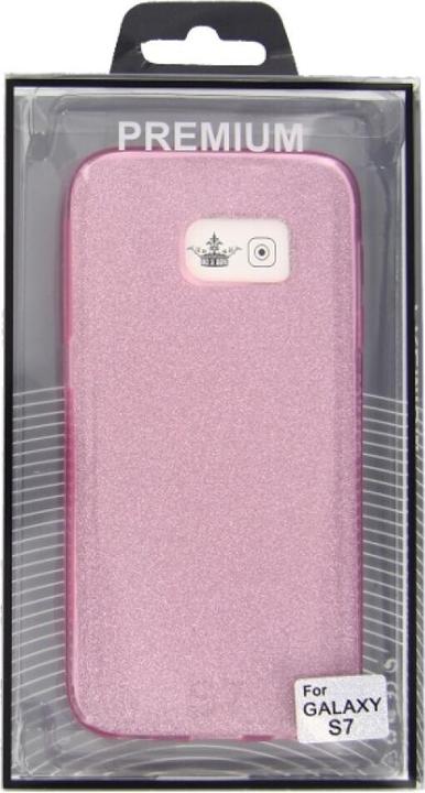 Produktbild OEM TPU Case Glitter Samsung Galaxy S7 rosa (Samsung Galaxy S7)