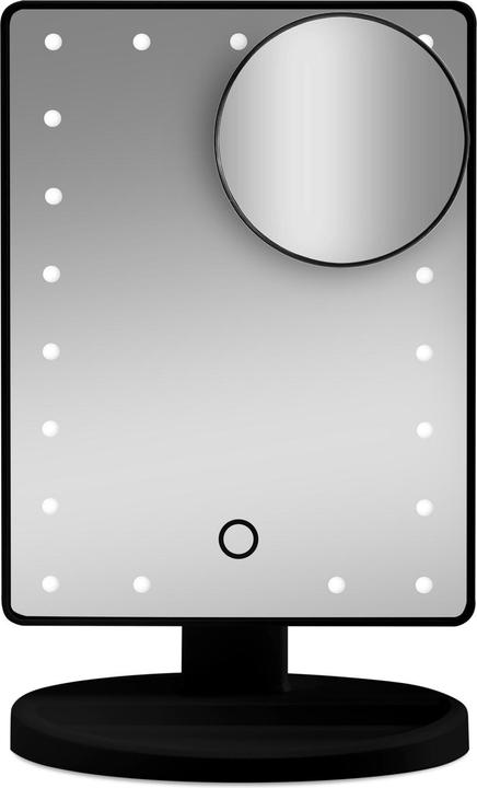 Cimi Gillian Jones - Makeup Mirror with LED Light, Touch Function, and GWP Suction Cup Mirror - White
