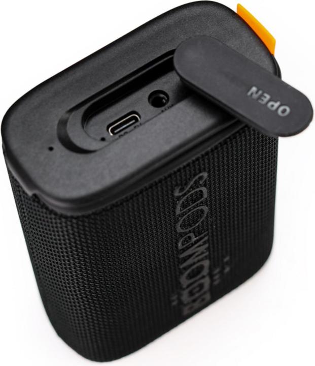 Actual product image Boompods Beachboom Ocean - Black (5 h, Rechargeable battery operated, USB power delivery)