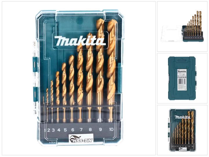 Image du produit Makita Jeu de forets HSS D-72849 (1.0-10 mm)