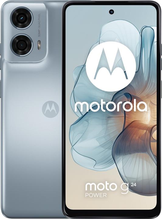 Produktbild Motorola Moto G24 Power (256 GB, Glacier Blue, 6.57", Dual SIM, 50 Mpx, 4G)