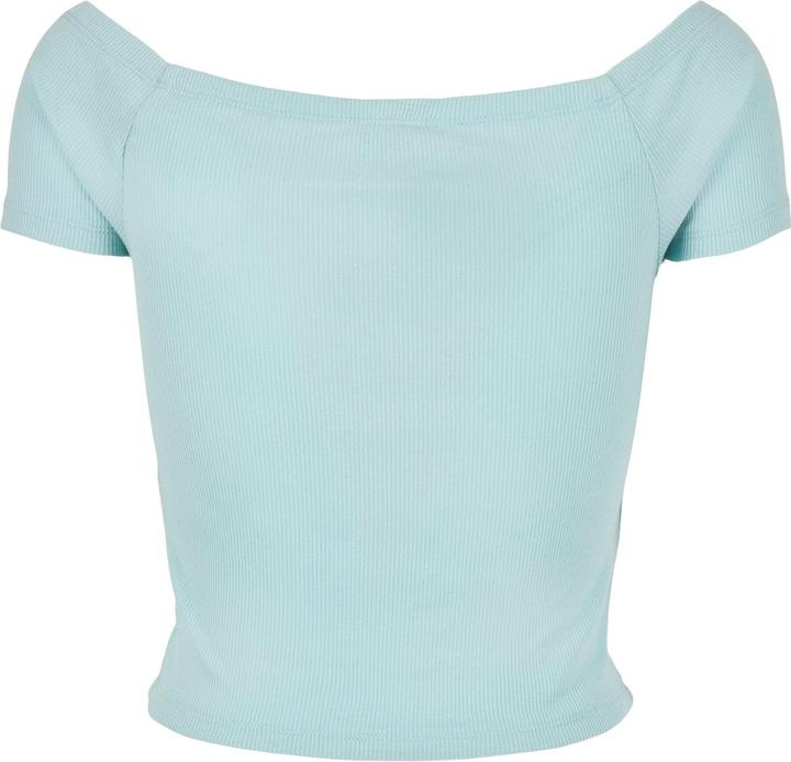 Actual product image Urban Classics Ladies Off Shoulder Rib Tee (L)