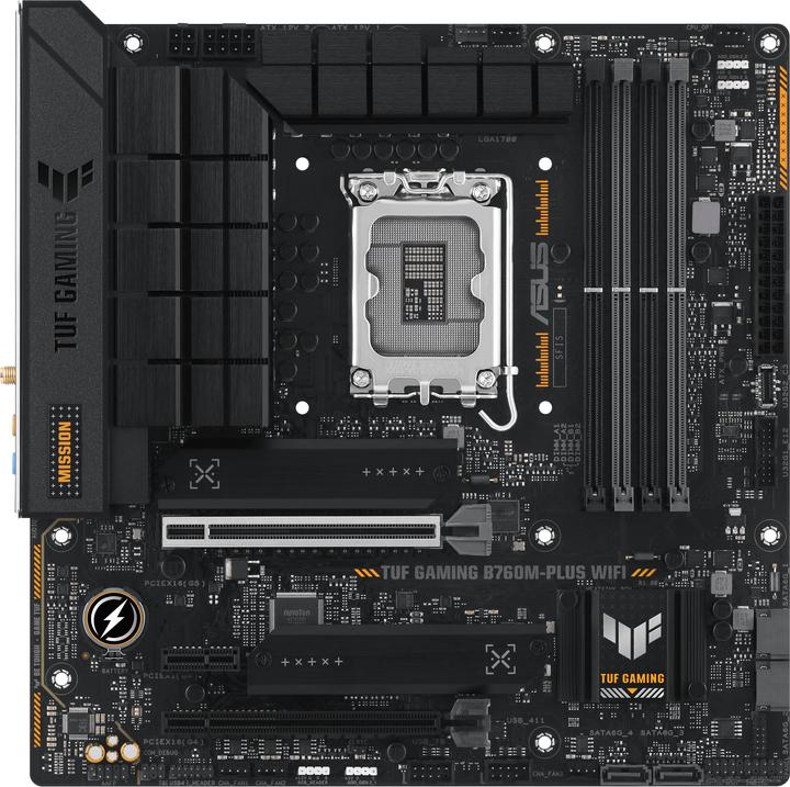 ASUS TUF GAMING B760M-PLUS WIFI (LGA 1700, Intel B760, mATX)