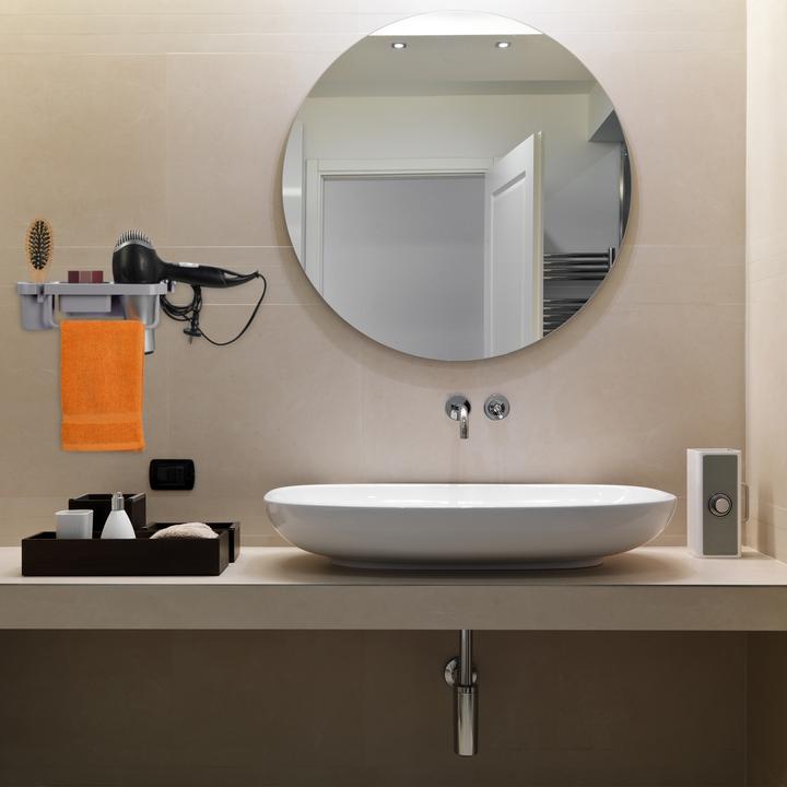Actual product image Relaxdays Hairdryer holder