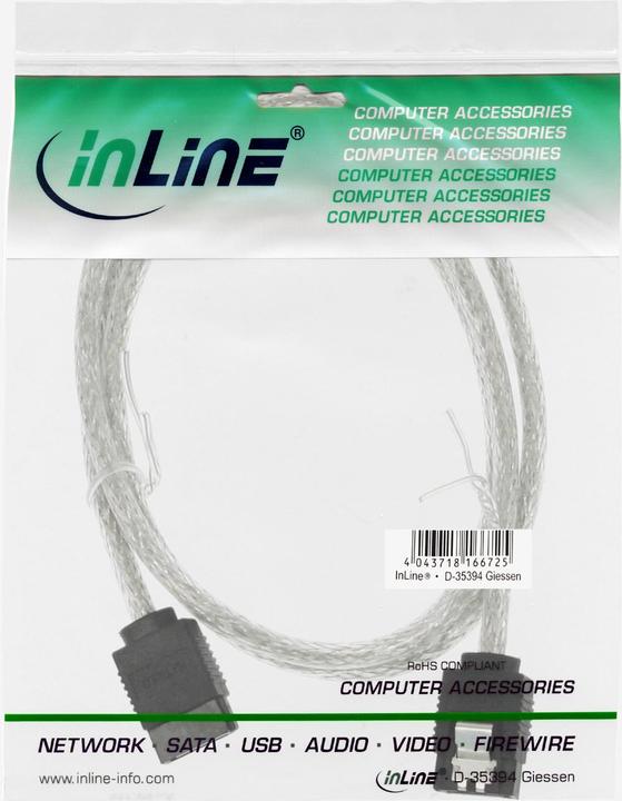 Immagine prodotto InLine Cavo SATA III (6Gb/s) rotondo