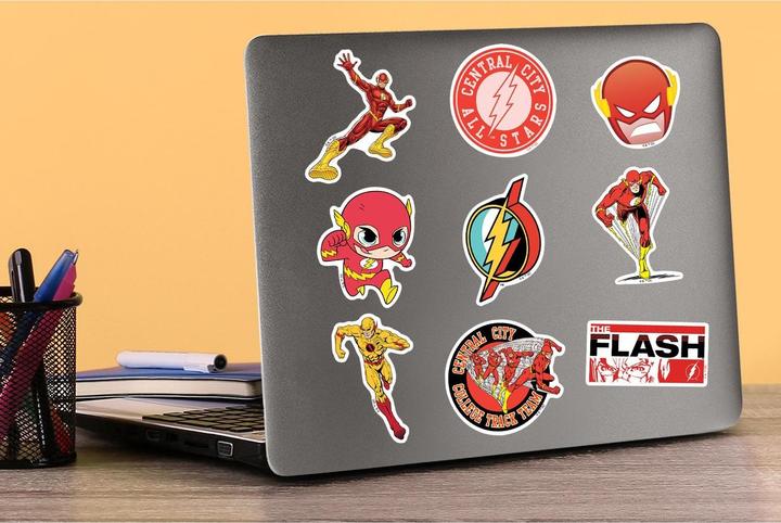 Actual product image The Flash Deluxe Stickers (Pack of 100)