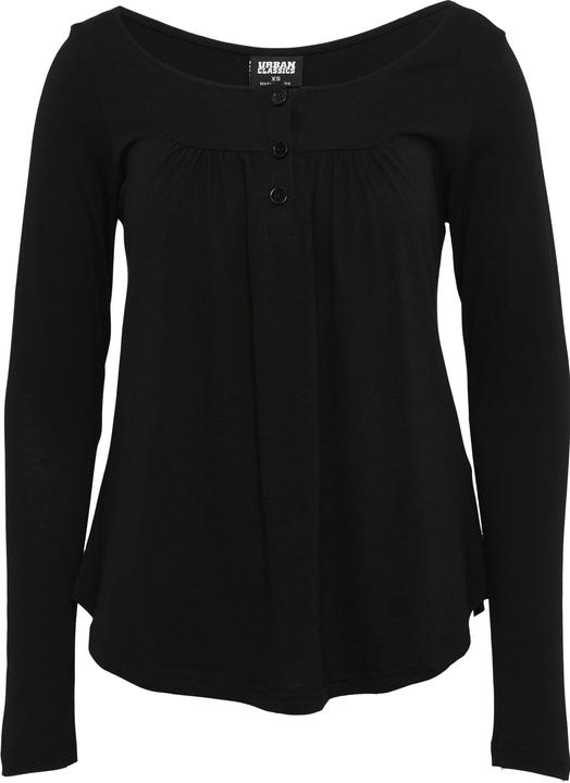 Produktbild Urban Classics Ladies Viscose Button Up Longsleeve (S)