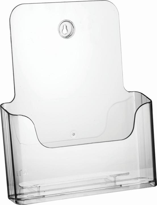 Produktbild Europel Tisch-Prospekthalter, A4 hoch, 1 Fach, glasklar für Format DIN A4, aus Polystyrol, Fachtiefe: 41 mm (A4)