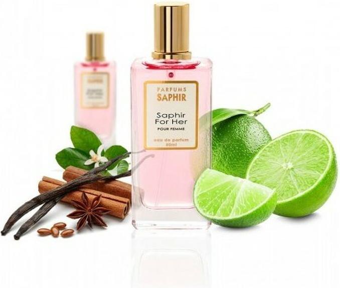 Actual product image Saphir For Her Women EDP 50ml (Eau de parfum, 50 ml)