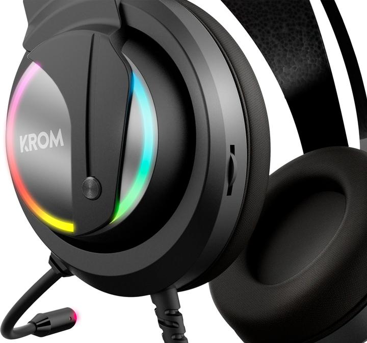 Immagine prodotto Krom Cuffie Kappa Wired Headband Gaming Black (NXKAPPA) (Cablato)