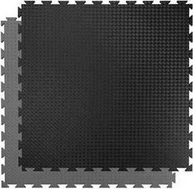 Sporthallen-Abdeckpuzzle 100x100x2cm Schwarz/Grau (2 cm)