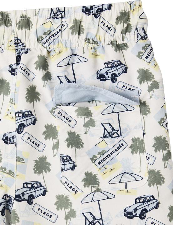 motivi da spiaggia, stampato in bianco
