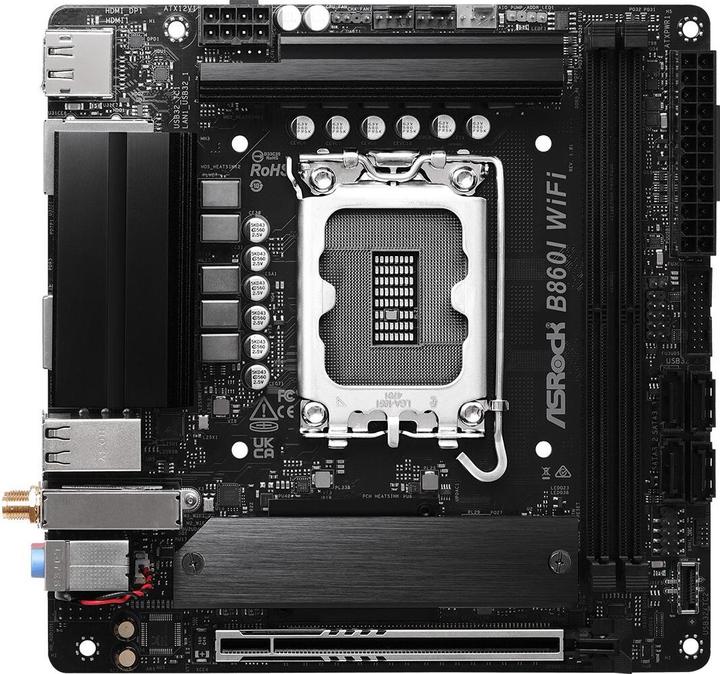 AsRock B860I WiFi (LGA 1851, Intel B860, Mini-ITX)