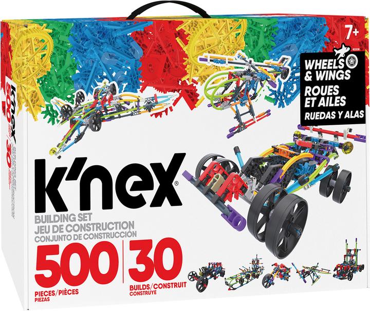 Immagine prodotto K'Nex Bouwset Wings & Wheels 30 modelli, 500dlg.