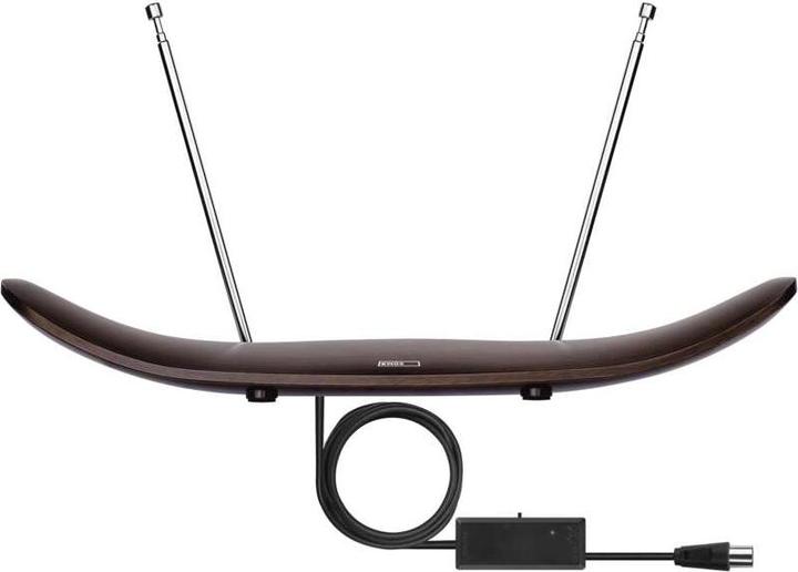 Produktbild Emos Zimmerantenne CITY WOOD-C500, DVB-T2, DAB, FM, LTE/4G/5G Filter (Zimmerantenne, DVB-T / -T2, DAB/ DAB+, LTE)