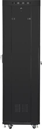 Actual product image Lanberg FF01-6642-12BL rack cabinet 42U Freestanding rack Black (42 RU, 19 inch rack)