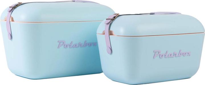 Actual product image Polarbox Retro Cooler cyan 12l (12 l)
