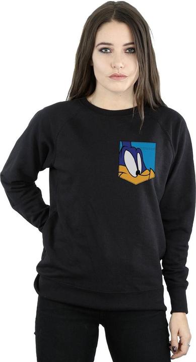 Produktbild Looney Tunes Road Runner Face Faux Pocket Sweatshirt (L)