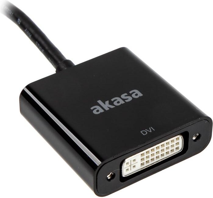 Produktbild Akasa DisplayPort Adapter (aktiv) auf DVI (DVI, 20 cm)