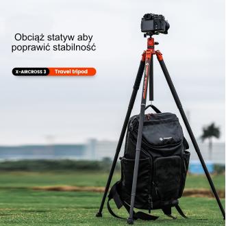 Immagine prodotto Fotopro X Aircross 3 Treppiede in carbonio Oranje (Materiale sintetico)