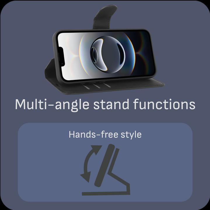 Produktbild Cazy Premium-Geldbörsen-Etui, Magnetisches Geldbörsen-Etui, Kartenfächer, Ständer (Apple iPhone 16e)