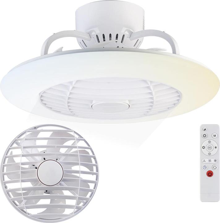 Produktbild Sichler 2in1-Deckenleuchte & Ventilator mit Fernbedienung (55 dB)