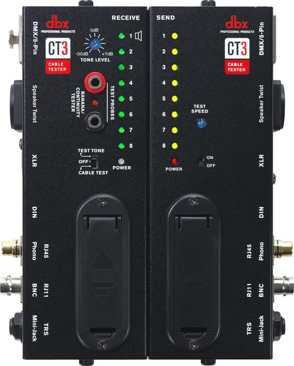 Image du produit Dbx Testeur de câbles CT-3 (Testeur de câbles audio)