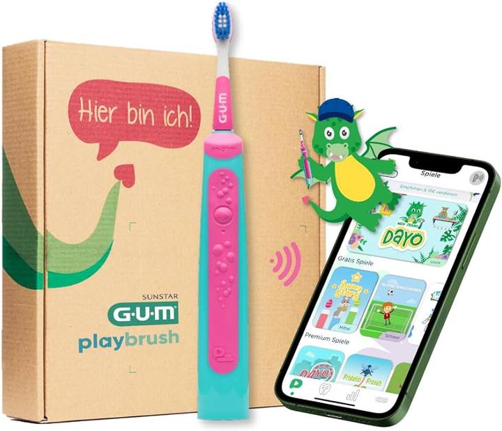 Immagine prodotto GUM Playbrush intelligente Schalzahnbürste (Spazzolino sonico)