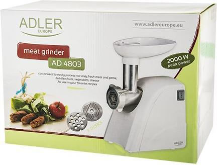 Actual product image Adler AD 4803 Meat Grinder Stainless Steel