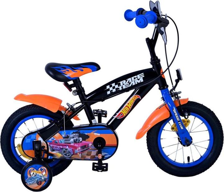 Mattel Hot Wheels 12 inch 21.5 cm Boys Rim Brake Black/Orange (12")