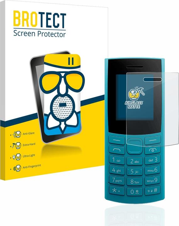 Produktbild BROTECT AirGlass Panzerglasfolie Matt (1 Stück, Nokia 105)