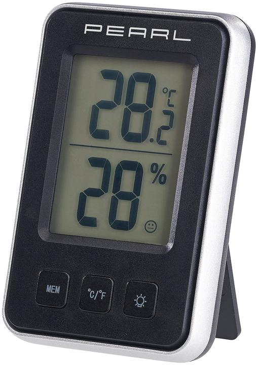 Image du produit Pearl Jeu de 3 thermomètres/hygromètres numériques
